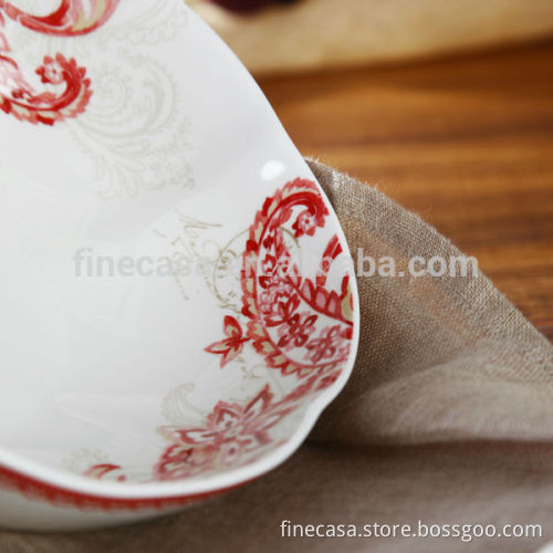 9 Inches Elegant Decorative Salad Bowl